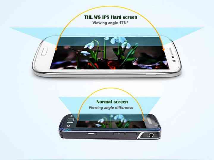 THL W8+ MTK6589 Black черный телефон
