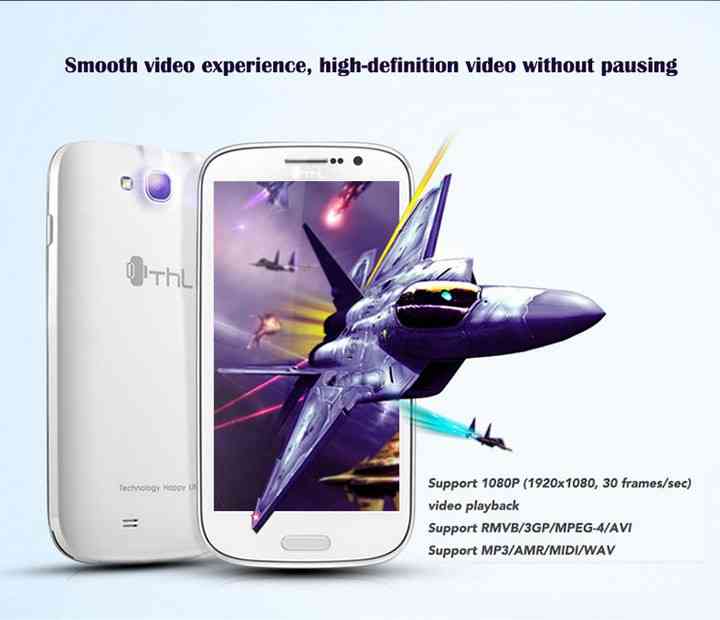 THL W8+ MTK6589 Black черный телефон