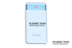 Внешний аккумулятор Yoobao LED Power Bank PL12 PRO 12000 mAh Голубой