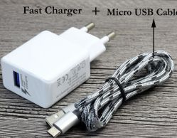 Зарядное устройство (адаптер) AIXXCO 5V2A 12V1.5A USB (White) для смартфонов