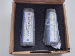 Аккумулятор Li-Ion Keeppower 26650 5200mAh (С защитой)