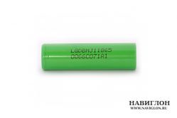 LG INR18650 MJ1 3500mAh 10A аккумулятор 18650 без защиты