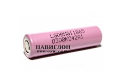 LG INR MG1 2850mah 3.7V 10A аккумулятор 18650 без защиты