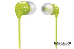 Гарнитура (наушники) Philips SHE3590 green (зеленый)