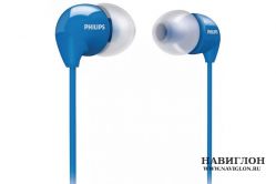 Гарнитура (наушники) Philips SHE3590 blue (синий)