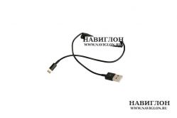 Lightning to USB Coiled cable black (Витой кабель)