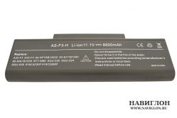 Аккумулятор для ноутбука Asus A32-F3 6600mAh 11.1V черный