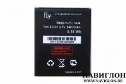 Аккумулятор FLY BL7404 для телефона 1400mah