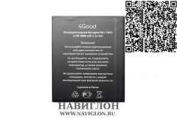 Аккумулятор 4Good BLI-1800 для телефона 4Good s501m 3g 1800mah