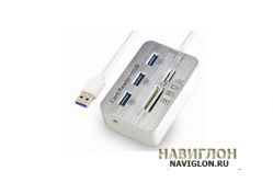 7 в 1 USB 3.0/3.1 Type-C To USB 3.0 Hub MS M2 SD TF Card Reader Hub For Macbook Goo