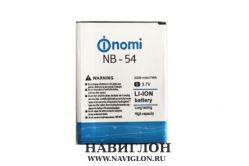 Аккумуляторная батарея для телефона NOMI i504 Dream NB-54 2000mAh Original