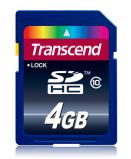 SecureDigital SDHC 4Gb Transcend Class 10 (TS4GSDHC10)