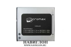 Аккумулятор для телефона Micromax Q326 Bolt 1400MAH Original