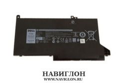 Аккумулятор батарея для ноутбука Dell Latitude 12 7280/7380/7480/7290/7390/7490 DJ1J0 3600mah