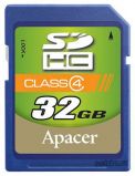 SecureDigital SDHC 32GB Apacer Class 4 (AP32GSDHC4-R)