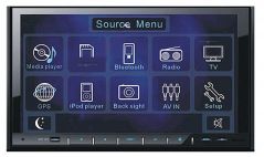 A&V DA-998 GPS автомобильная магнитола