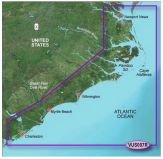 Карты BlueChart g2 Vision VUS007R Norfolk-Charleston