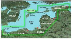 Карты BlueChart g2 Vision VEU505S Baltic Sea, East Coast (Польша, Калининград, Прибалтика).