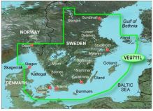 Карты BlueChart g2 Vision VEU711L (Sweden South)