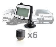 Система контроля давления и температуры в шинах TPMS CRX-1060, 6 внешних датчиков