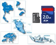 Карта GPS Юго-Восточной Азии