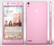 Huawei Ascend P6 розовый смартфон