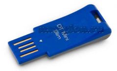 USB 4GB Mini-Slim (синий) Kingston DTMSB-4GB