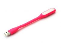 Портативная яркая светодиодная лампа светильник USB розовая NAVIGLON PLED-1 Rose