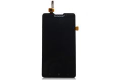 Дисплей для телефона Lenovo P780 в сборе с тачскрином черный