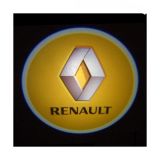 Светодиодная подсветка дверей автомобиля с логотипом Renault