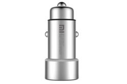 Автомобильное зарядное устройство Xiaomi Mi Car Charger Dual USB Silver