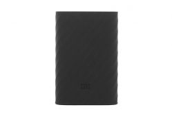 Чехол силиконовый для Xiaomi Mi Power Bank 10000mAh Black Черный