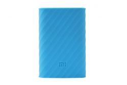 Чехол силиконовый для Xiaomi Mi Power Bank 10000mAh Blue Голубой