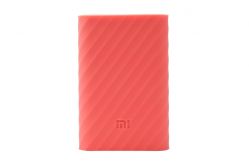 Чехол силиконовый для Xiaomi Mi Power Bank 10000mAh Pink Розовый