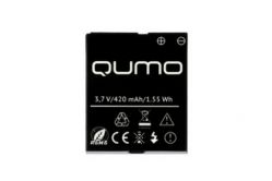 Аккумулятор для телефона Qumo Push Mini 420mah Original