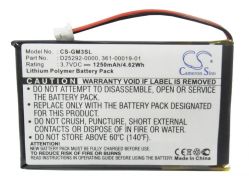 Аккумулятор Garmin 361-00019-01 (Li-Polymer, 3.7 V, 1250 mAh), CS-GM3SL